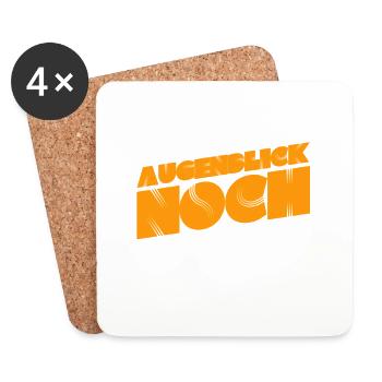ein bisschen mehr Zeit - Untersetzer (4er-Set) - Weiß - Vorne