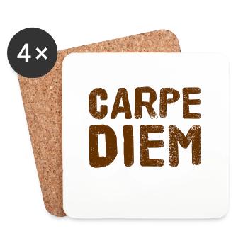 Carpe Diem - Coasters (set of 4) - white - Front