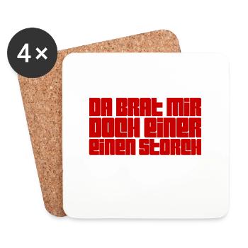 That surprises me - Coasters (set of 4) - white - Front