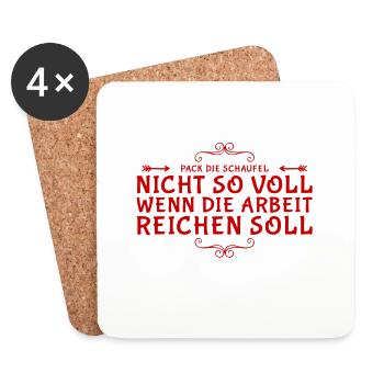 Relax - Coasters (set of 4) - white - Front