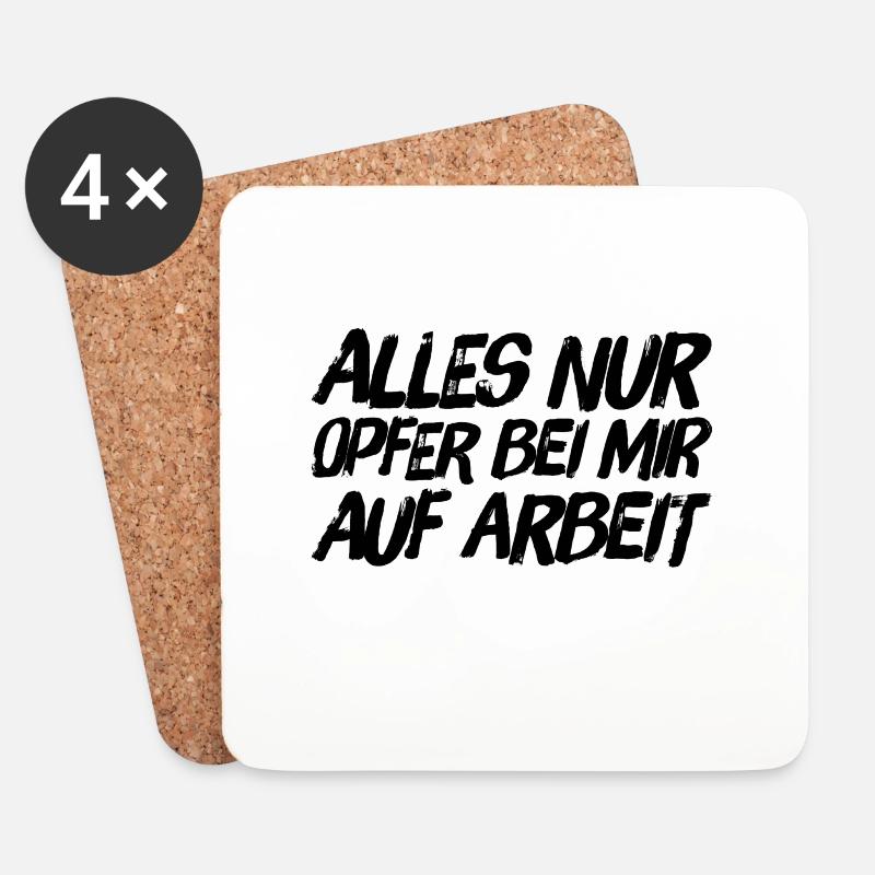 meine Kollegen - Untersetzer (4er-Set) - Weiß