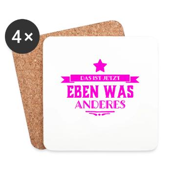 I've changed my mind - Coasters (set of 4) - white - Front