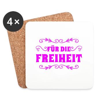 Freedom - Coasters (set of 4) - white - Front