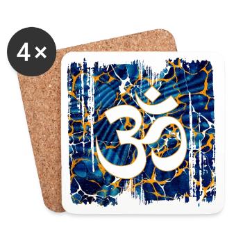 om e 16 - Dessous de verre (lot de 4) - blanc - Devant
