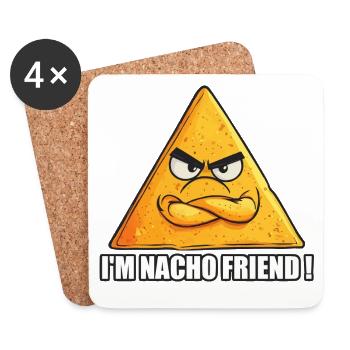 Nacho Mood Activated - Coasters (set of 4) - white - Front