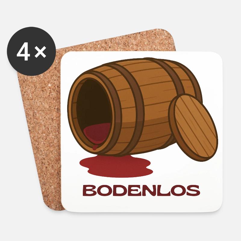 BODENLOS - Untersetzer (4er-Set) - Weiß