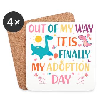 Toy Day Party Illustration - Coasters (set of 4) - white - Front