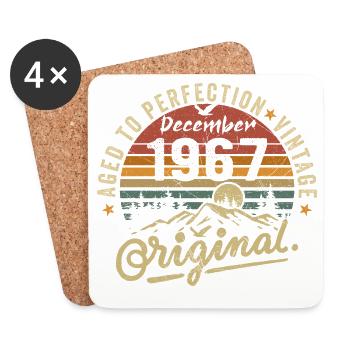 Legends a été dévoilé en décembre 1967 - Dessous de verre (lot de 4) - blanc - Devant