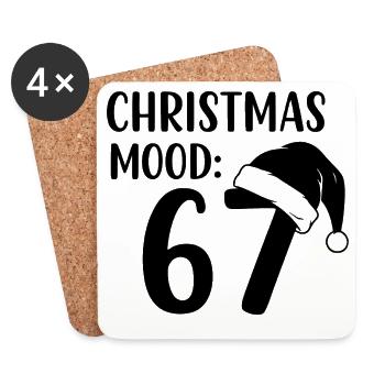 Christmas Mood: 67 - Coasters (set of 4) - white - Front