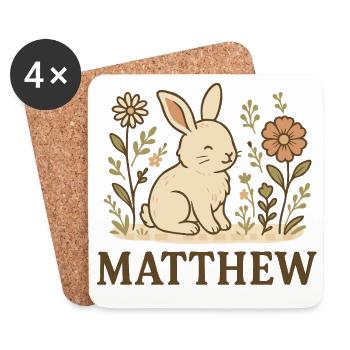 Matthew - Untersetzer (4er-Set) - Weiß - Vorne