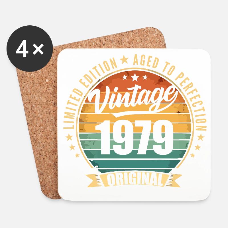 Limitierte Jubiläumsausgabe von 1979 - Untersetzer (4er-Set) - Weiß