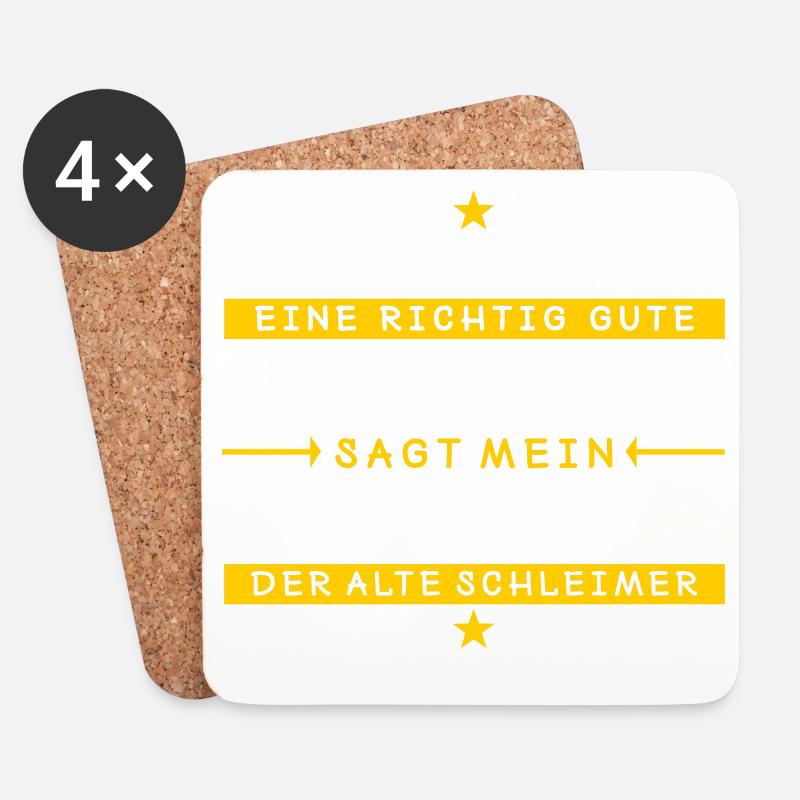 Ich bin Schwiegermutter - Untersetzer (4er-Set) - Weiß
