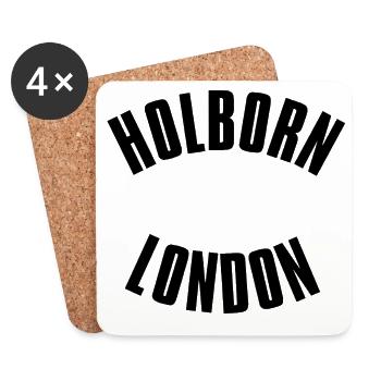 Holborn London Emblem - Coasters (set of 4) - white - Front