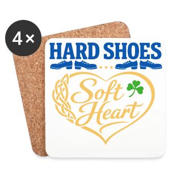 Irish Dance Step-dancing Celtic Fan - Coasters (set of 4) - white - Front