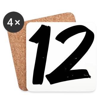22 - Untersetzer (4er-Set) - Weiß - Vorne