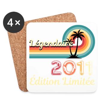 Legendary 2011, Limited Edition - Coasters (set of 4) - white - Front