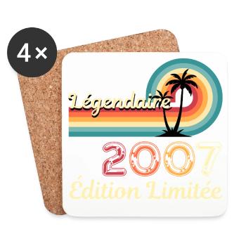 Legendary 2007, Limited Edition - Untersetzer (4er-Set) - Weiß - Vorne