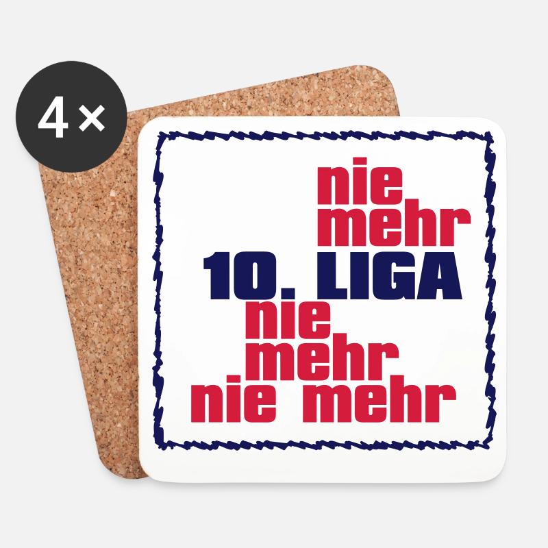 No more 10th league - no more district class - Coasters (set of 4) - white