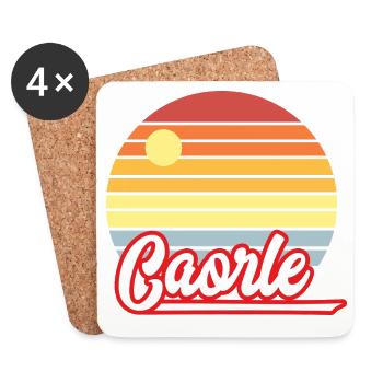 Caorle, Holiday - Coasters (set of 4) - white - Front