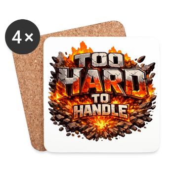 Too Hard To Handle - Coasters (set of 4) - white - Front