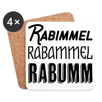 Chemise Rabimmel Rabammel Rabumm - Dessous de verre (lot de 4) - blanc - Devant