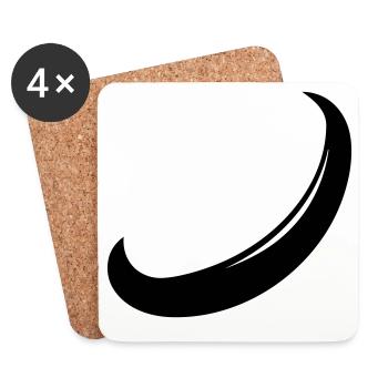 boomerang - Coasters (set of 4) - white - Front