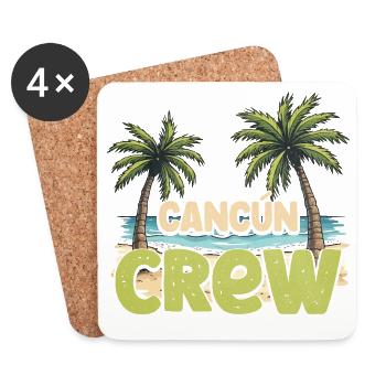 Cancun Crew - Coasters (set of 4) - white - Front