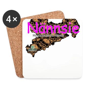 Nännsie - Nancy - Säggsch - Coasters (set of 4) - white - Front