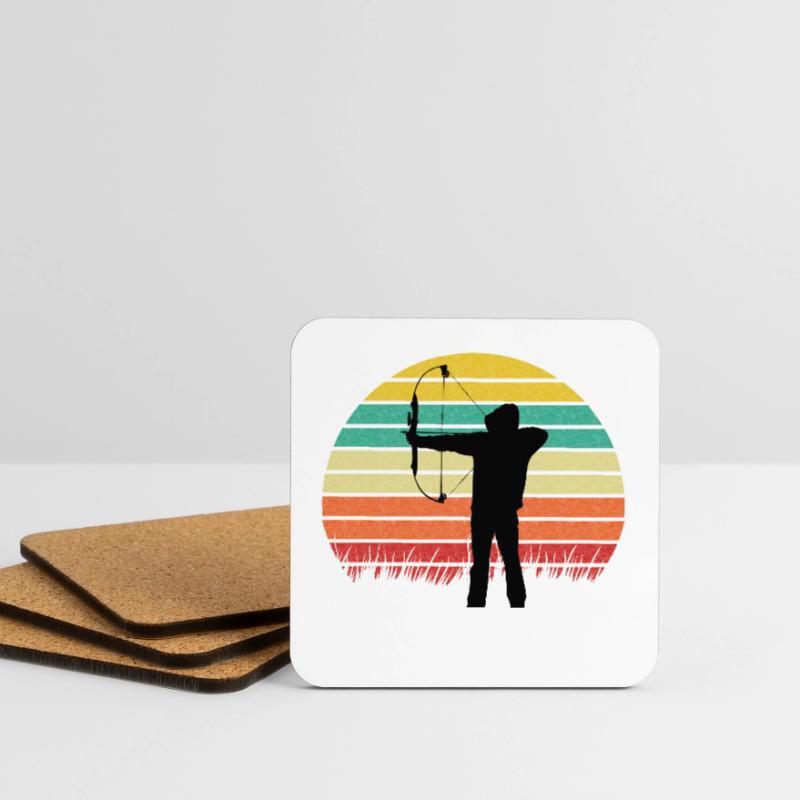 Archery compound bow Coasters (set of 4)