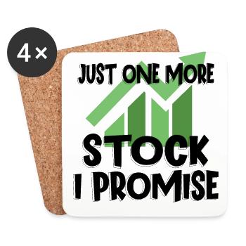 STOCK MARKET/FOREX TRADER / BROKER FOREX TRADING - Untersetzer (4er-Set) - Weiß - Vorne