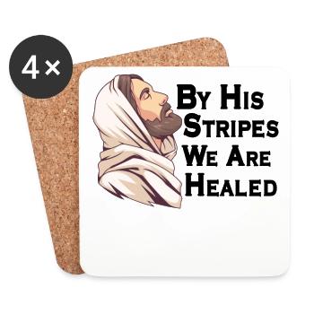 Jesus Christianity God Praying Prayer Pastor - Untersetzer (4er-Set) - Weiß - Vorne