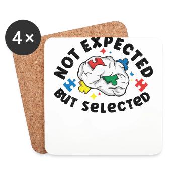 Autism Awareness Autism Disease Autistic Gift - Untersetzer (4er-Set) - Weiß - Vorne