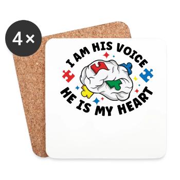 Autism Awareness Autism Disease Autistic Gift - Untersetzer (4er-Set) - Weiß - Vorne