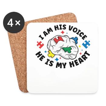 Autism Awareness Autism Disease Autistic Gift - Untersetzer (4er-Set) - Weiß - Vorne