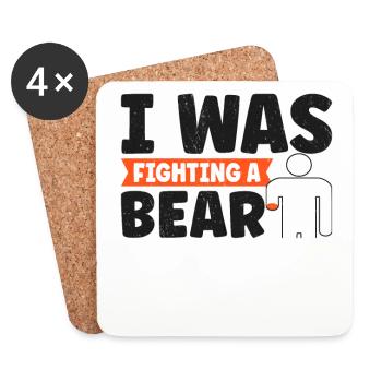 Hand Arm Amputee Assembly Required Amputation - Coasters (set of 4) - white - Front
