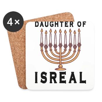 Israelite Jew Israelite Heritage Jewish Israel Jew - Coasters (set of 4) - white - Front
