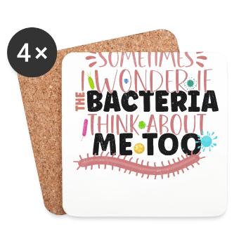 Microbiologist Microbiology Lab Staph Biology - Coasters (set of 4) - white - Front