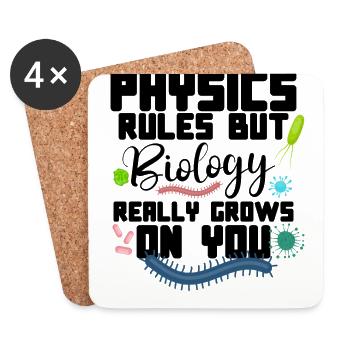 Microbiologist Microbiology Lab Staph Biology - Coasters (set of 4) - white - Front