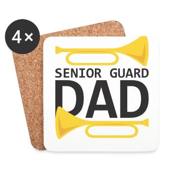 Marching Band Clarinetist School Rehearsal Music - Coasters (set of 4) - white - Front