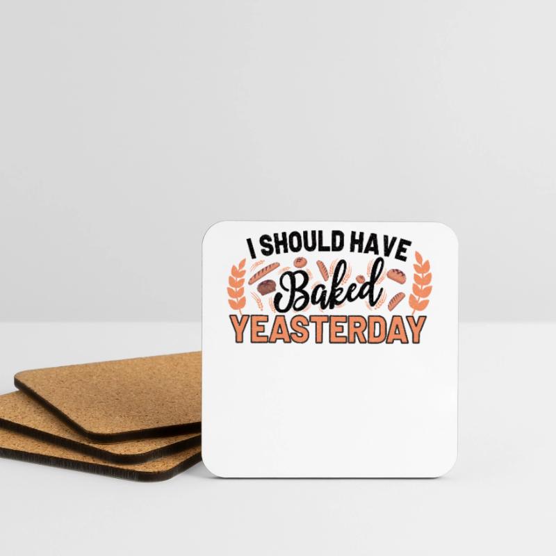 Bread baking bakery bread baker bread baking machine Coasters (set of 4)
