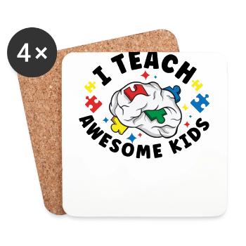 Special Education Teacher Sped Teacher Inclusion - Coasters (set of 4) - white - Front
