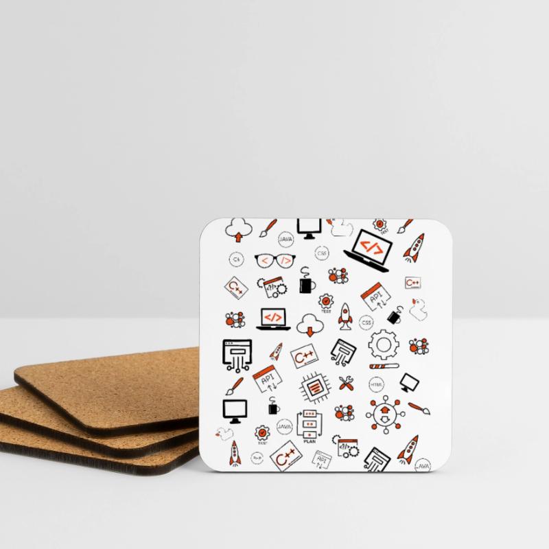 Programmation développeur Java Dessous de verre (lot de 4)