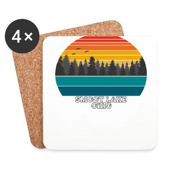 Smoot Lake Ohio - Untersetzer (4er-Set) - Weiß - Vorne