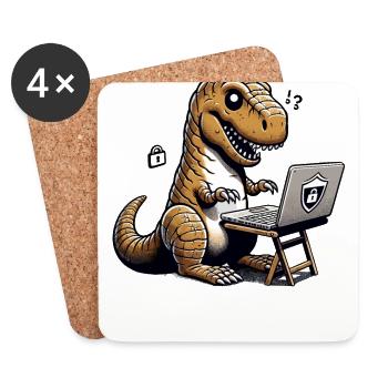 Ethical Hacking Analyst Ethical Cyber Security - Coasters (set of 4) - white - Front