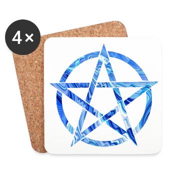 pentagram e 80 - Untersetzer (4er-Set) - Weiß - Vorne
