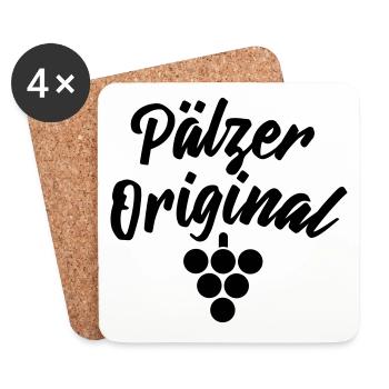 Pälzer Original - Untersetzer (4er-Set) - Weiß - Vorne