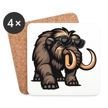 Mammut Cool Comic - Coasters (set of 4) - white - Front