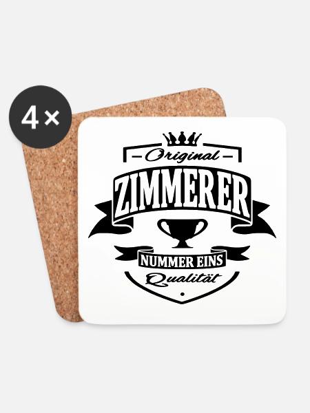 zimmerer - Untersetzer (4er-Set) - Weiß