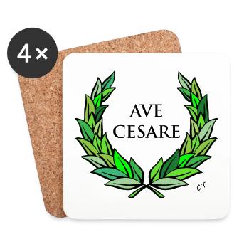 HAVE CAESAR - Coasters (set of 4) - white - Front