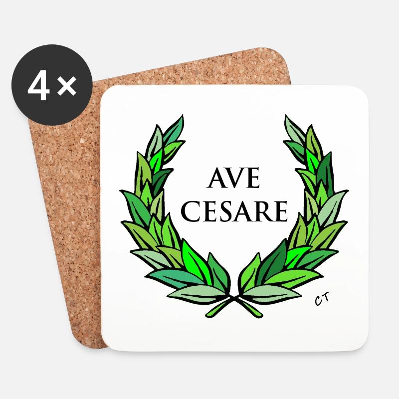 HABEN CAESAR - Untersetzer (4er-Set) - Weiß